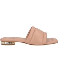 Casadei - Blush Sandals Leather - Lyst