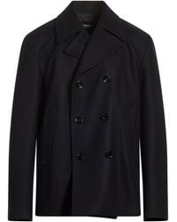 Dondup - Midnight Coat Virgin Wool, Polyamide, Cashmere - Lyst