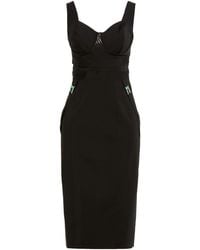 Elisabetta Franchi - Midi Dress - Lyst