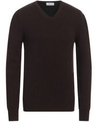 Ferragamo - Dark Sweater Cashmere, Polyamide, Polypropylene - Lyst