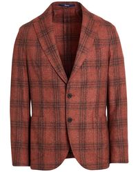 Drumohr - Rust Blazer Virgin Wool, Cotton, Cashmere - Lyst
