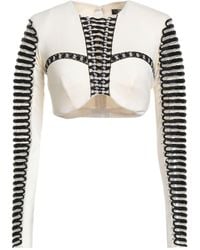 Elisabetta Franchi - Top Viscose, Elastane - Lyst
