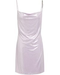 4giveness - Lilac Mini Dress Polyester, Elastane - Lyst