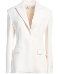 hinnominate - Ivory Blazer Polyester, Elastane - Lyst