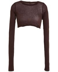Rick Owens - Chocolate Top Cotton - Lyst