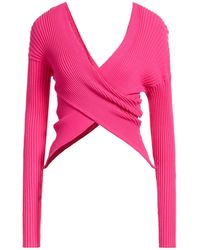 Semicouture - Fuchsia Sweater Viscose, Polyester - Lyst