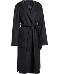 Fracomina - Charcoal Coat Polyester - Lyst