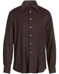 Etro - Dark Shirt Viscose, Wool, Polyamide - Lyst