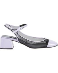 Sergio Rossi - Lilac Pumps Leather, Textile Fibers - Lyst
