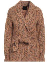 Roberto Collina - Camel Cardigan Mohair Wool, Nylon, Wool, Elastane - Lyst