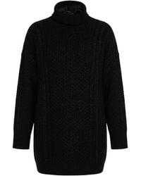 Fabiana Filippi - Mini Dress Virgin Wool, Viscose, Silk, Cashmere, Polyester - Lyst