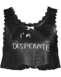 Ssheena - Top Leather - Lyst