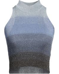 Gcds - Metallic Tie-Dye Cropped Sweater - Lyst