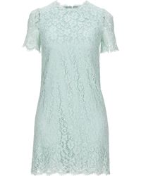 Dolce & Gabbana - Light Mini Dress Cotton, Viscose, Polyamide - Lyst
