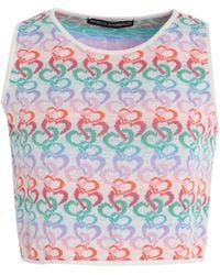 Marco Rambaldi - Top Linen, Viscose, Polyamide - Lyst