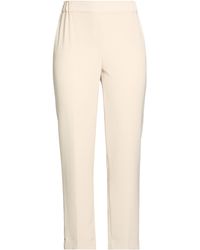 Antonelli - Cream Pants Polyester, Elastane - Lyst