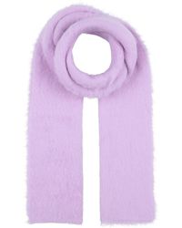 BY FAR - Scarf Baby Alpaca Wool, Recycled Polyamide, Merino Wool - Lyst