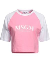 MSGM - T-shirt - Lyst