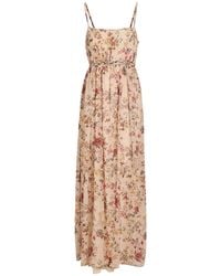 Weekend by Maxmara - Sand Maxi Dress Polyester - Lyst