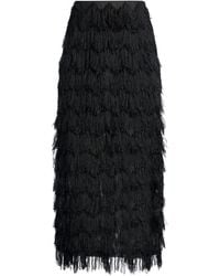 MEIMEIJ - Maxi Skirt Polyester - Lyst