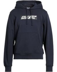 DIESEL - Midnight Sweatshirt Cotton, Elastane - Lyst
