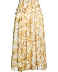 Versace Jeans Couture - Maxi Skirt Polyester - Lyst
