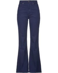 European Culture - Pants Cotton, Elastane - Lyst