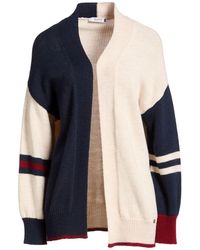 Please - Ivory Cardigan Polyacrylic, Polyester - Lyst