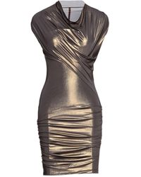 Rick Owens - Mini Dress Viscose, Cotton, Polyamide - Lyst