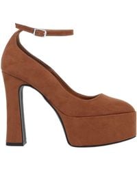 Islo Isabella Lorusso - Tan Pumps Textile Fibers - Lyst