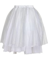 Comme des Garçons - Light Midi Skirt Nylon, Polyester - Lyst
