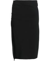 Lanvin - Midi Skirt Viscose, Polyamide, Elastane - Lyst