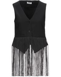 Liu Jo - Tailored Vest Polyester, Acetate - Lyst
