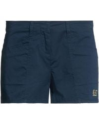 EA7 - Shorts & Bermuda Shorts Cotton, Elastane - Lyst