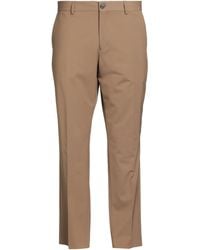 SELECTED - Camel Pants Recycled Polyester, Viscose, Elastane - Lyst