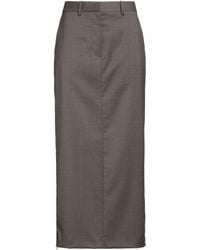 Helmut Lang - Jupe Midi - Lyst