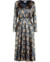 Niu - Midi Dress - Lyst