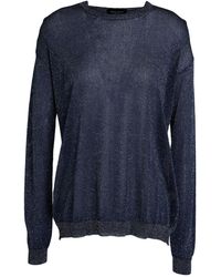 Roberto Collina - Sweater Viscose, Metallic Polyester - Lyst