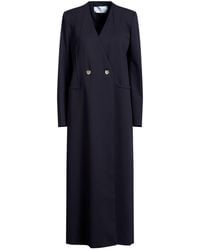 Harris Wharf London - Overcoat & Trench Coat Viscose, Polyamide, Elastane - Lyst
