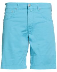 Jacob Coh?n - Azure Shorts & Bermuda Shorts Cotton, Elastane - Lyst