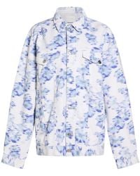 Isabel Marant - Denim Outerwear Cotton, Recycled Cashmere - Lyst