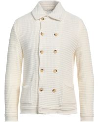Manuel Ritz - Ivory Cardigan Acrylic, Wool, Alpaca Wool - Lyst