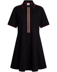 Burberry - Mini Dress Cotton - Lyst