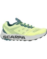 SCARPA - Lime Sneakers Textile Fibers - Lyst