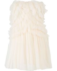 Aniye By - Cream Mini Dress Polyamide - Lyst