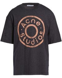 Acne Studios - Slate T-Shirt Cotton, Polyester - Lyst