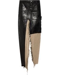 Rick Owens - Maxi Skirt Cotton - Lyst