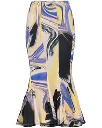 The Attico - Midi Skirt Polyester, Elastane - Lyst