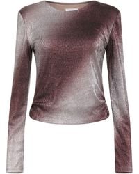 Motel - Burgundy Top Polyester, Viscose, Elastane - Lyst