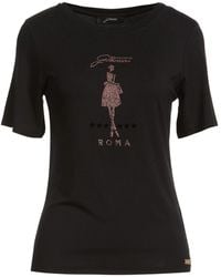 Gattinoni - T-Shirt Viscose, Elastane - Lyst